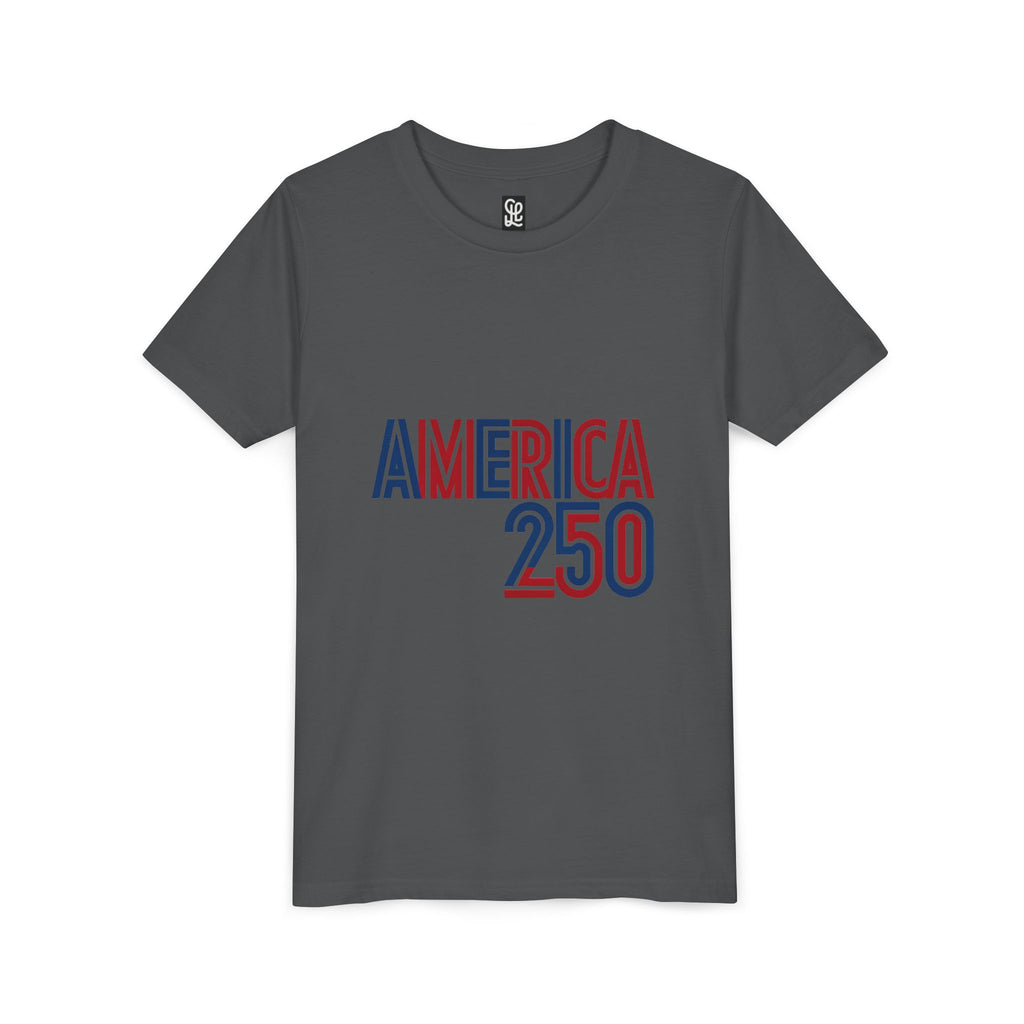 America 250 Youth Tee | Patriotic USA Flag Independence Day