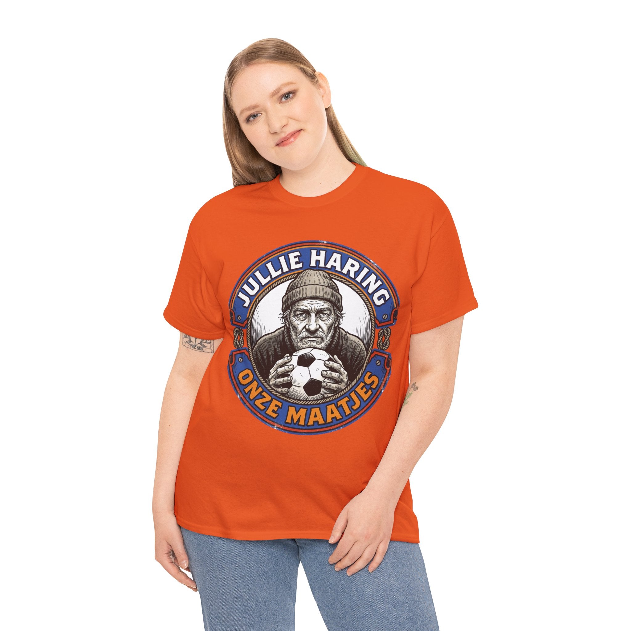 FIFA World Cup 2026 T-Shirt — Jullie Haring Onze Maatjes Vintage Fisherman Soccer Graphic