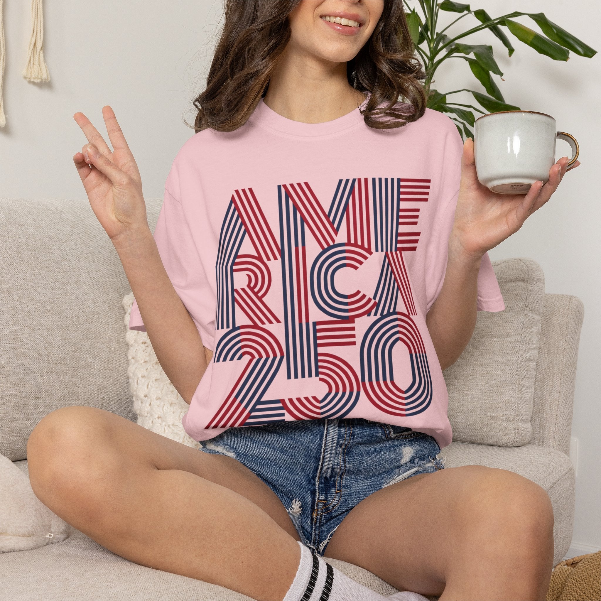 America 250 Unisex Personalized Garment-Dyed T-shirt