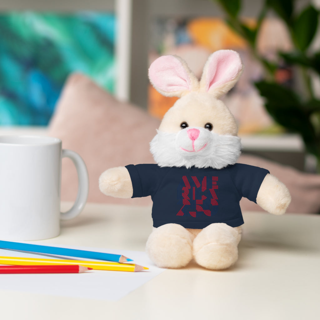 America 250 Teddy Bear plush | Patriotic stuffed animal with tee