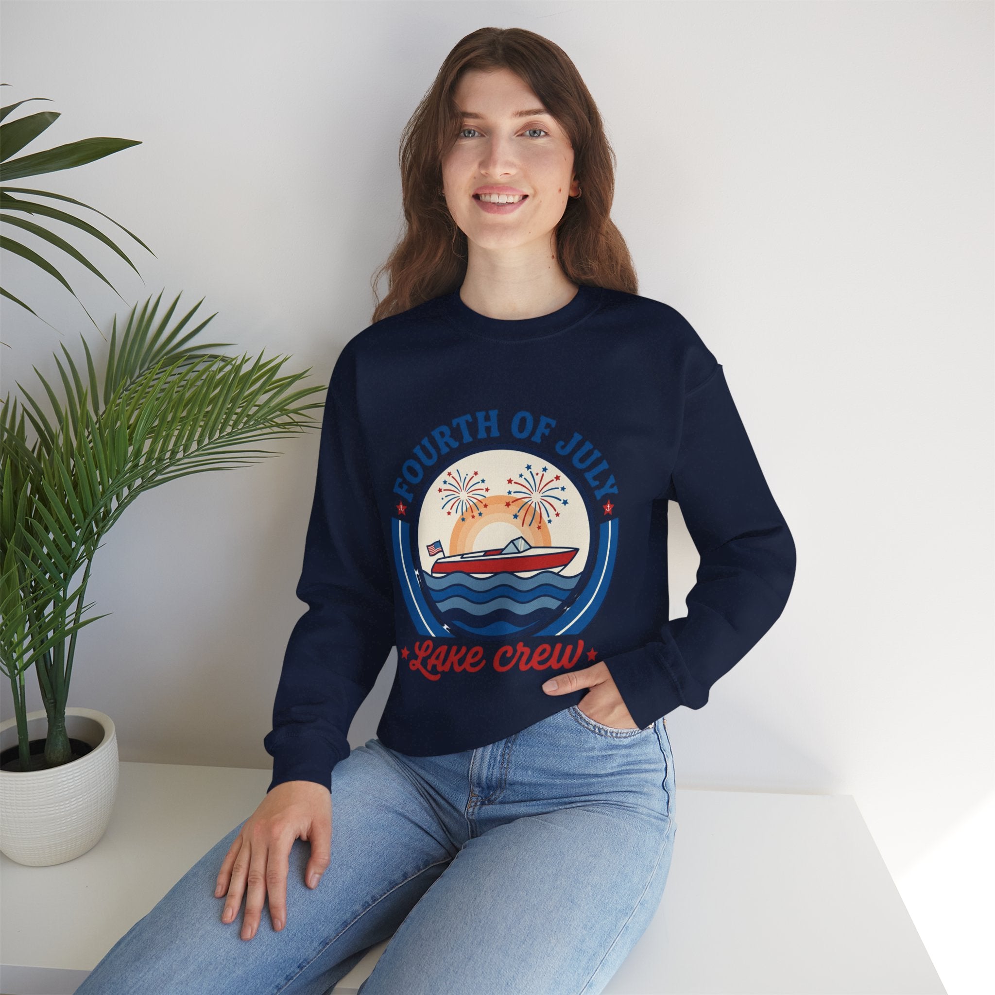 oryggy - america-250-unisex-heavy-blend™-crewneck-sweatshirt - Vintage Patriotic Apparel