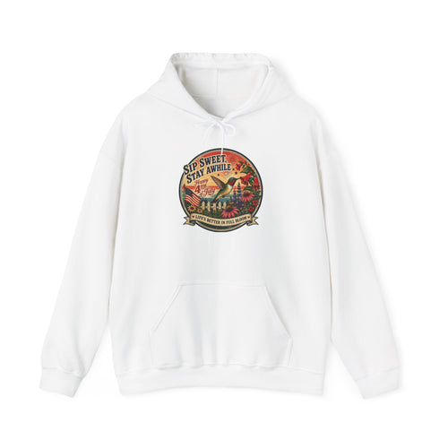 oryggy - america-250-unisex-heavy-blend™-hooded-sweatshirt-hummingbird-tee - Vintage Patriotic Apparel