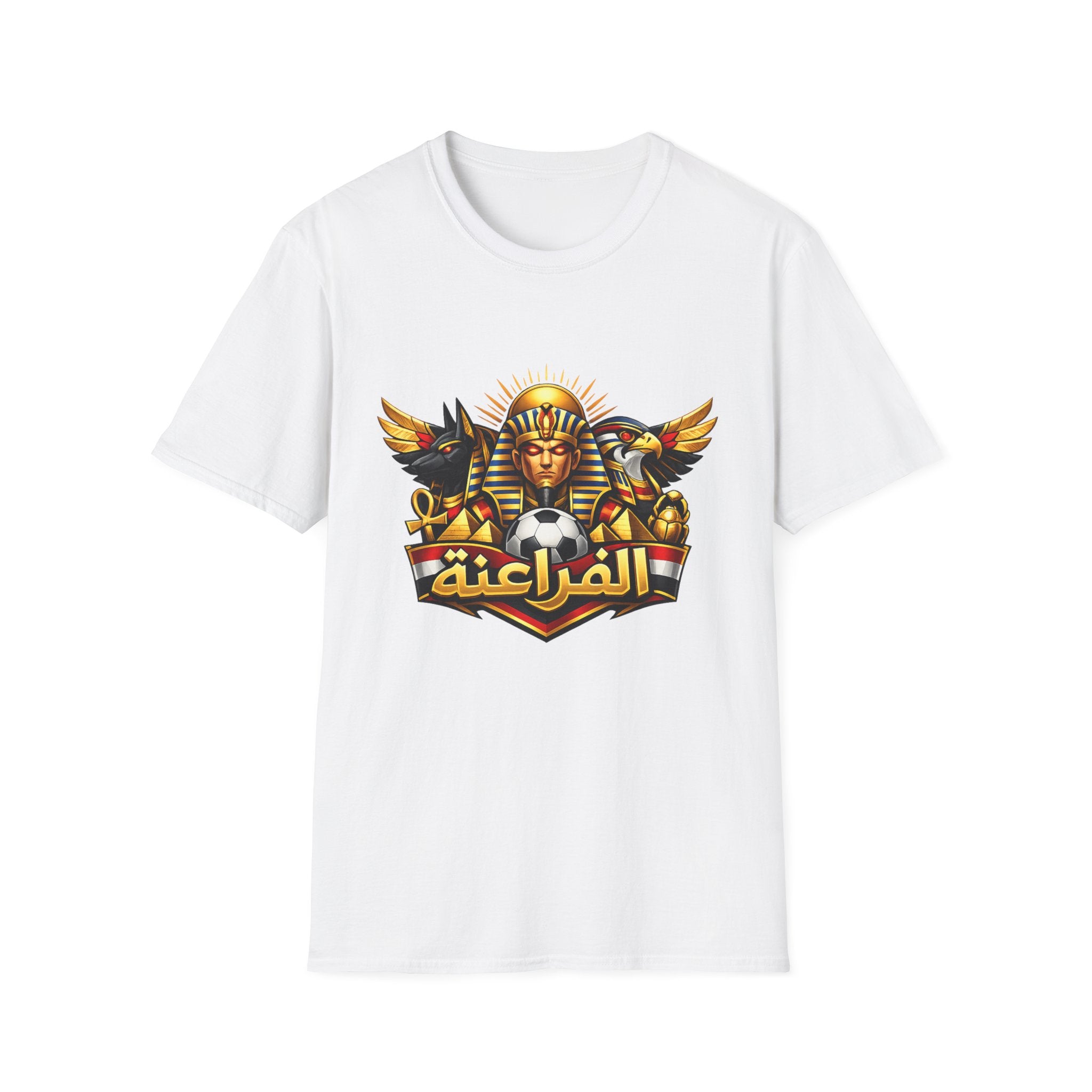 FIFA 2026 Pharaoh Soccer Crest T‑Shirt — Egyptian Football Graphic Tee - Oryggy