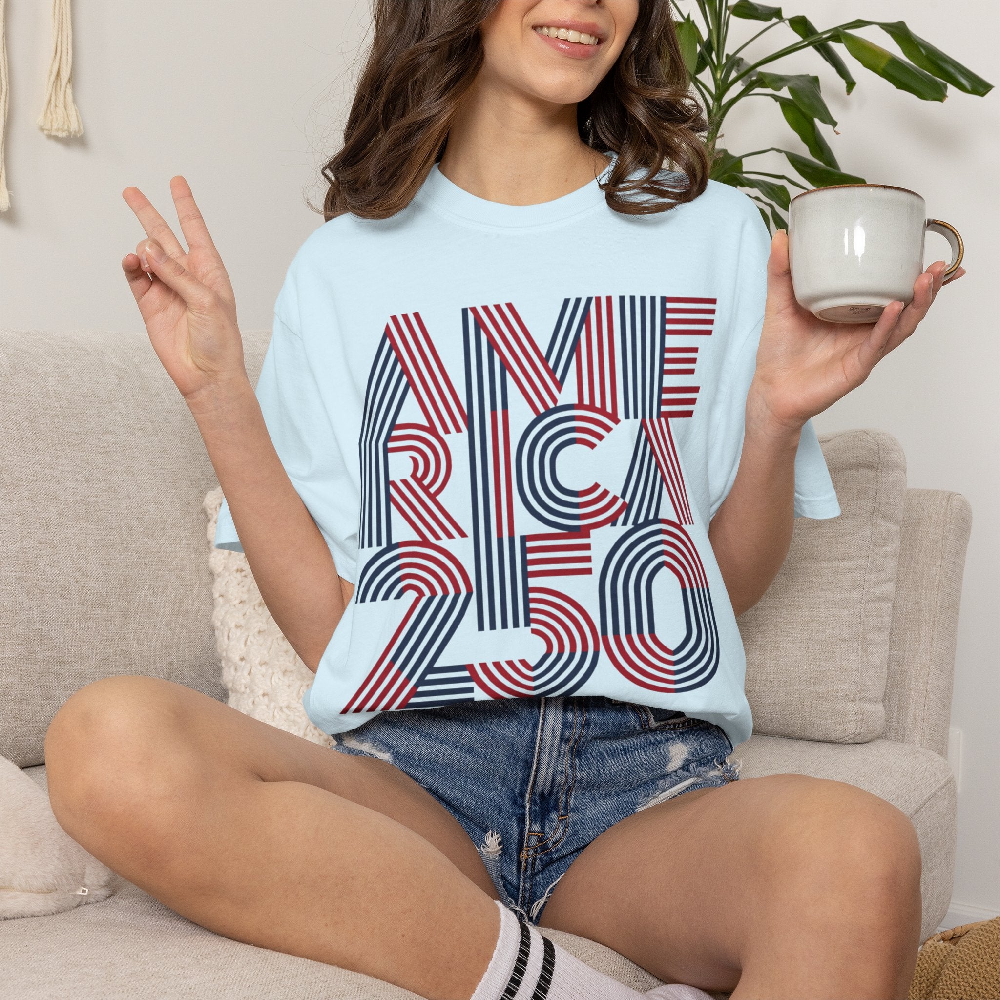America 250 Unisex Personalized Garment-Dyed T-shirt