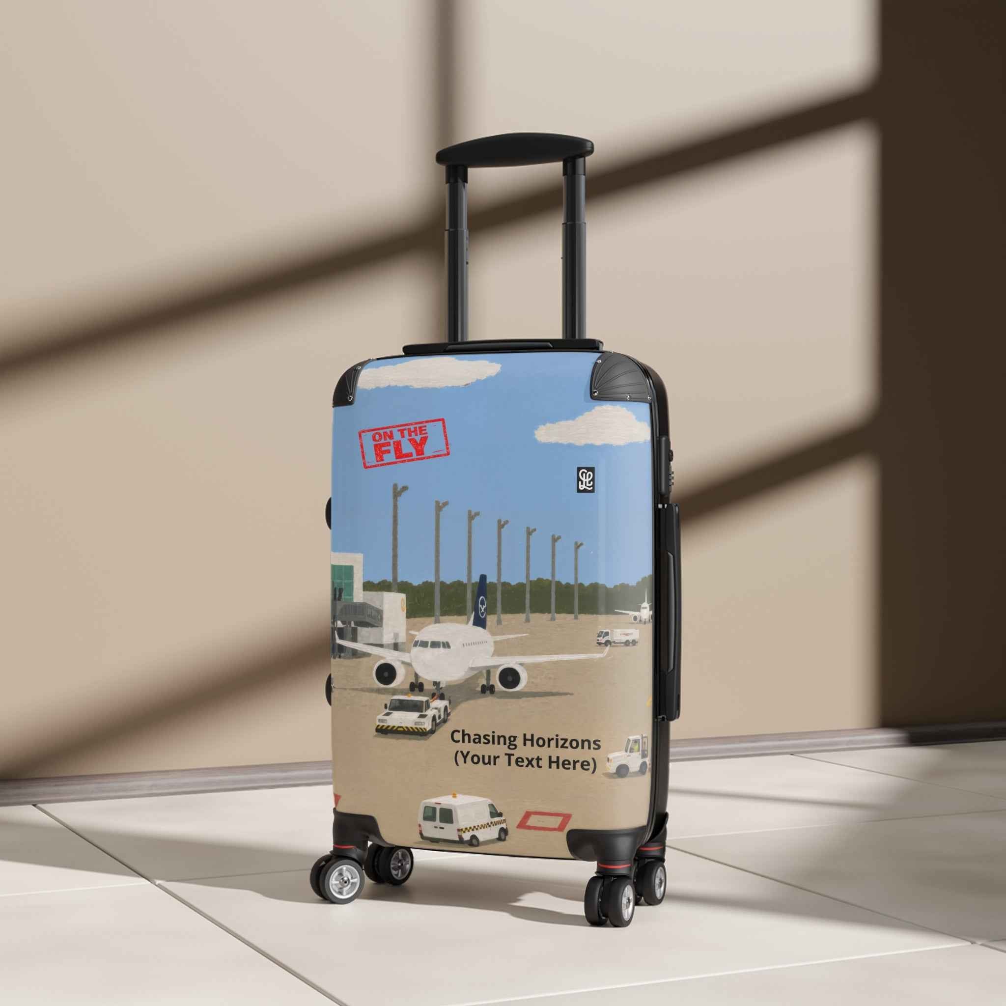 oryggy Originals Summer line Personalized Airport Runway Suitcase