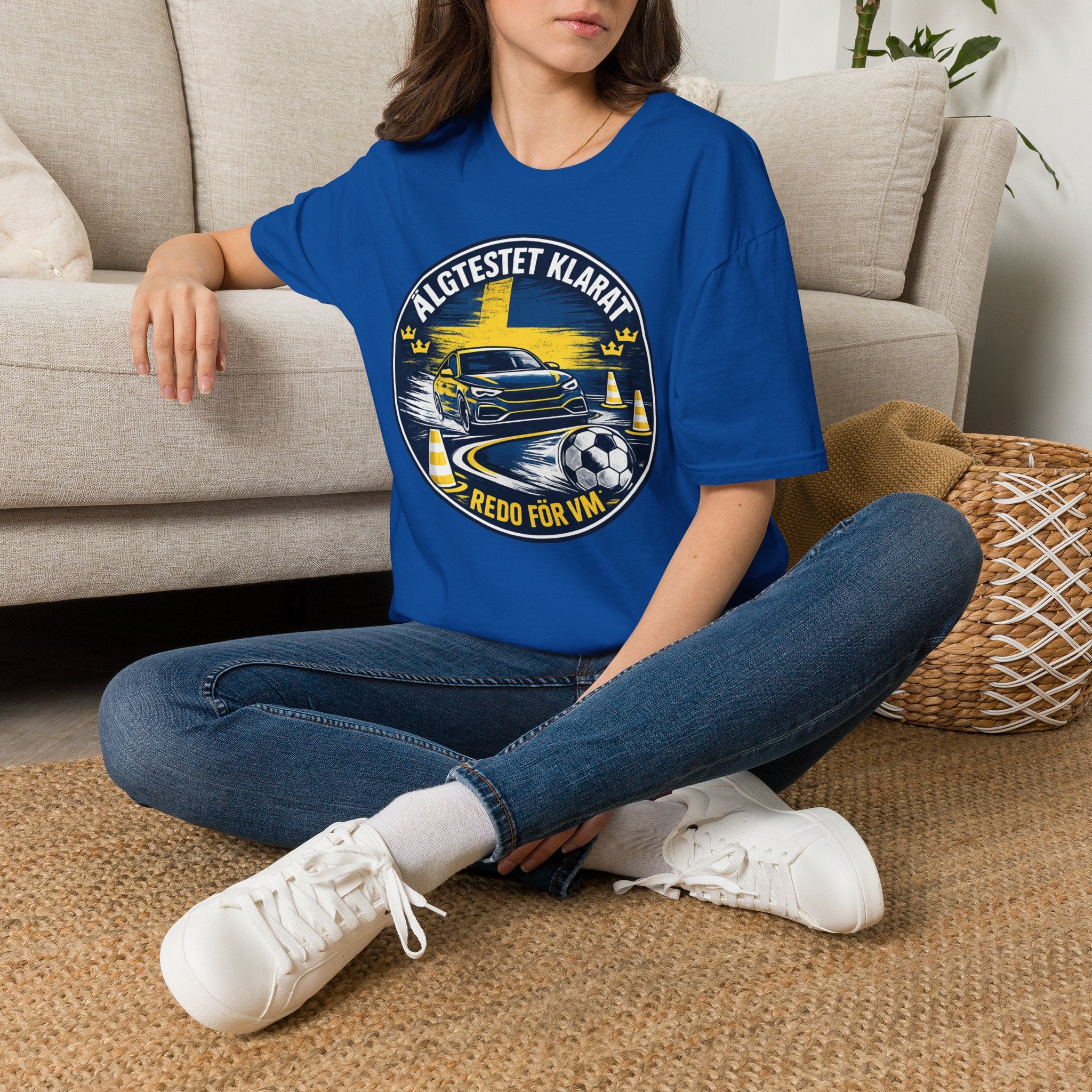 fifa-world-cup-2026-t-shirt-algtestet-klarat-ready-for-vm-swedish-car-driver-tee - Retro Football Apparel oryggy