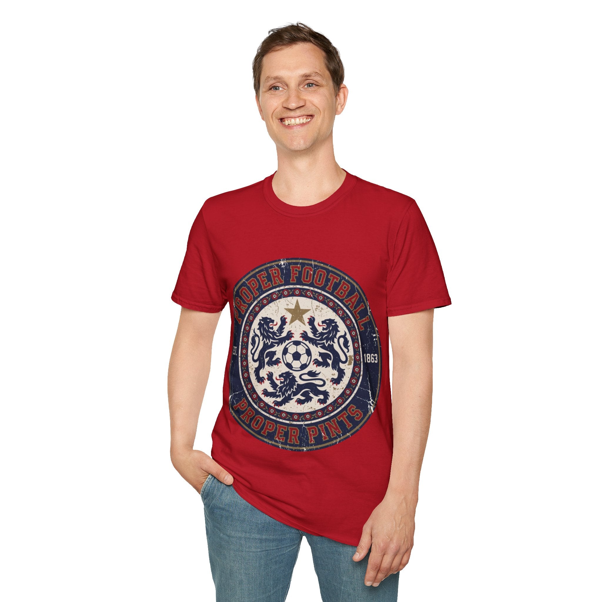 FIFA World Cup 2026 T-Shirt — oryggy "Proper Football" Vintage Crest Tee