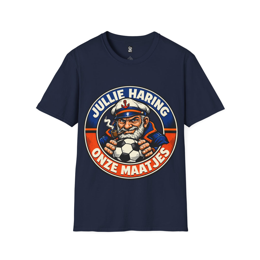FIFA World Cup 2026 Dutch T-Shirt — 'Jullie Haring Onze Maatjes' Sailor Graphic Tee