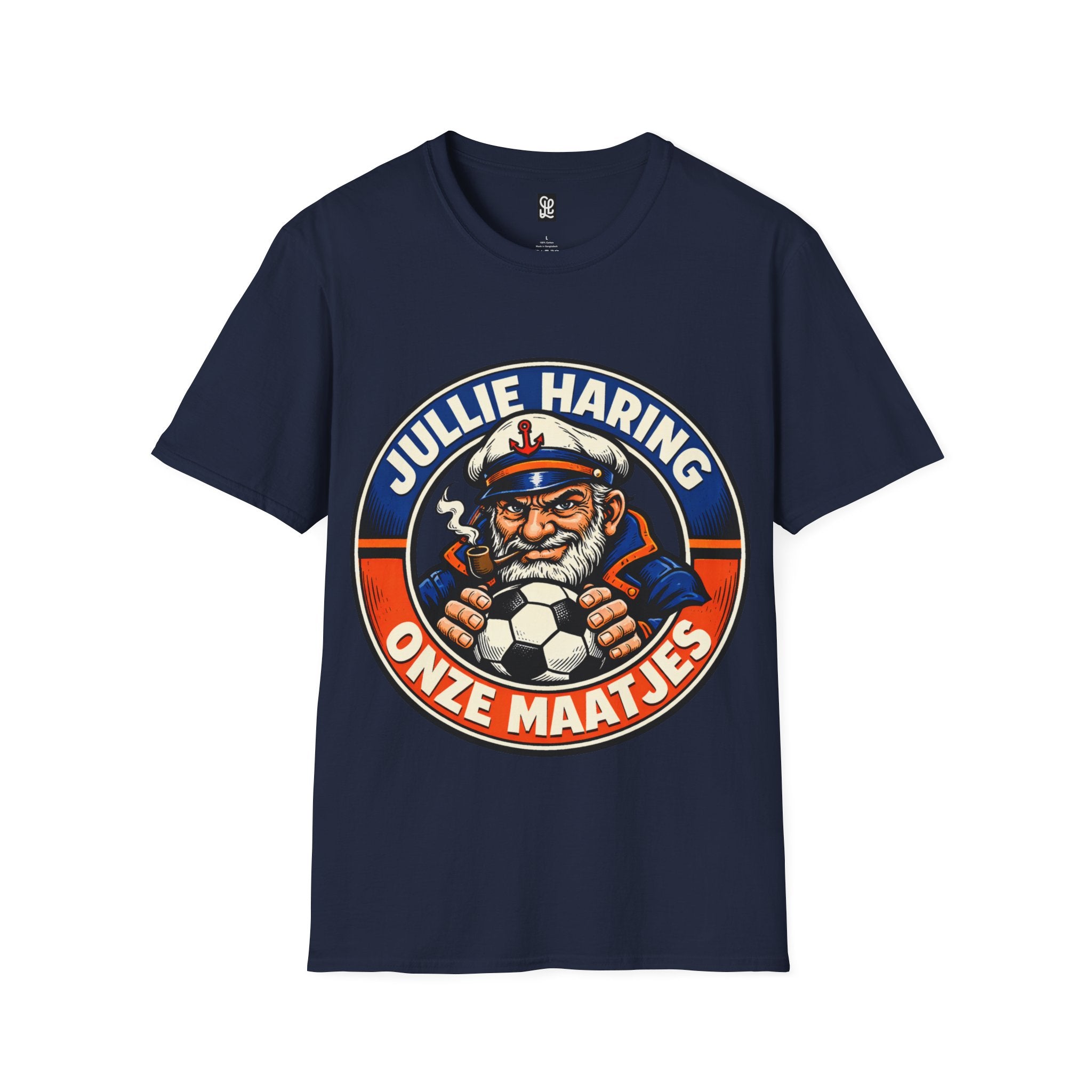 FIFA World Cup 2026 Dutch T-Shirt — 'Jullie Haring Onze Maatjes' Sailor Graphic Tee