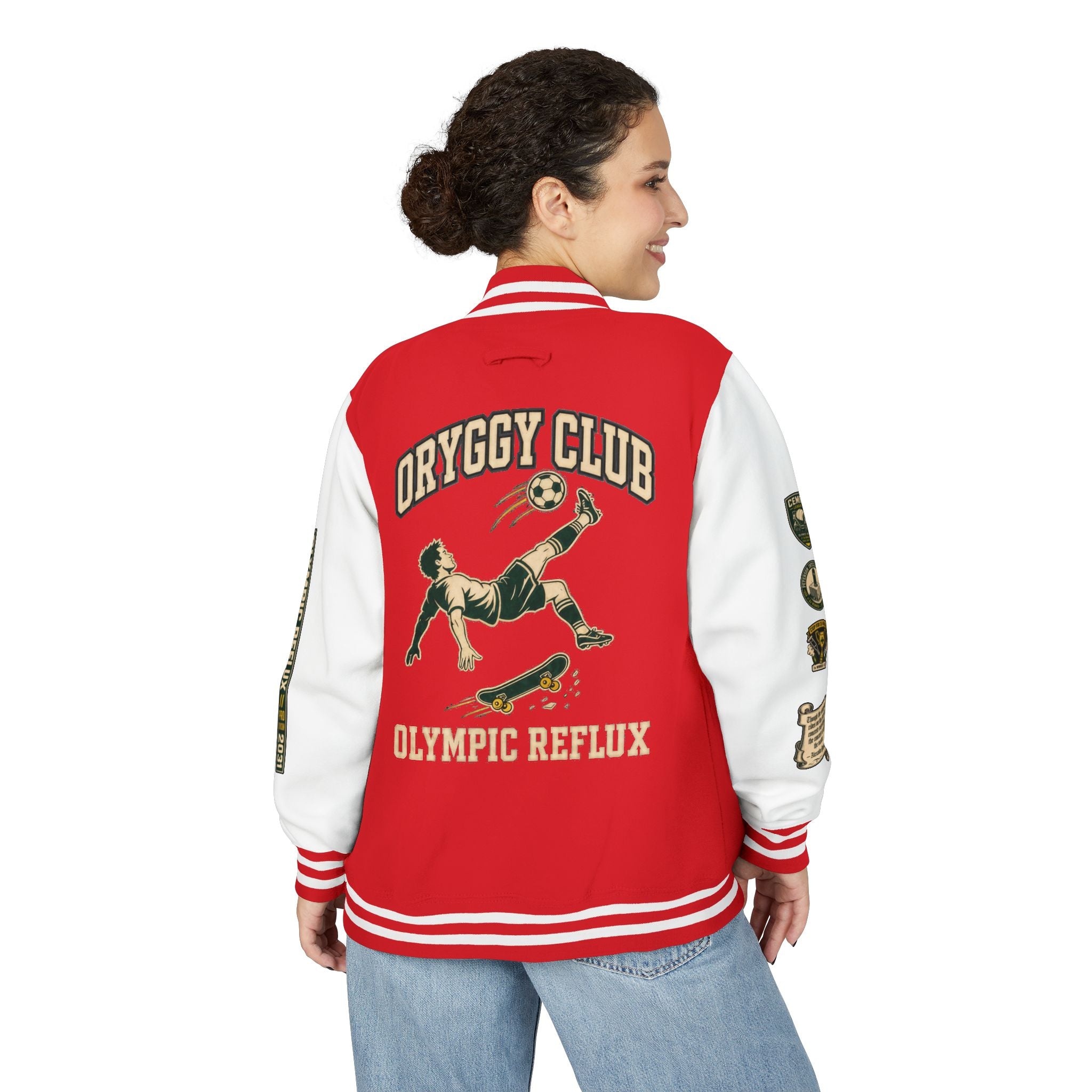 OR Olympic Reflux Varsity Jacket — Alexander Peterson "The Concrete is Master" Edition