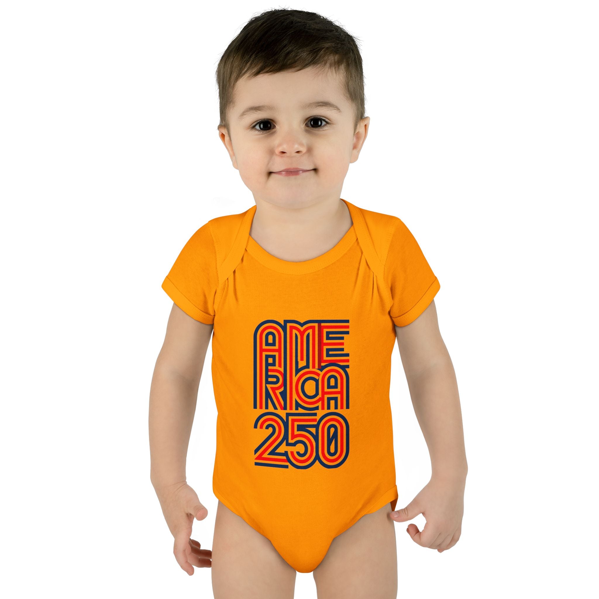 America 250 Personalized Infant Bodysuit | USA Flag