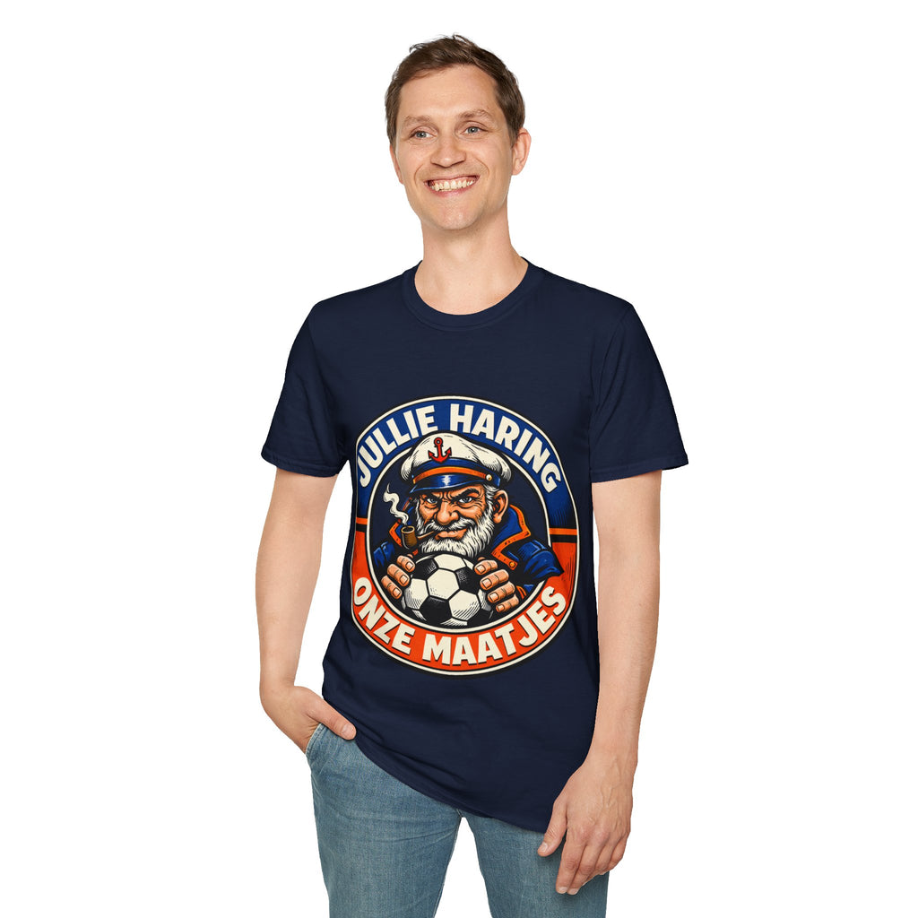 FIFA World Cup 2026 Dutch T-Shirt — 'Jullie Haring Onze Maatjes' Sailor Graphic Tee