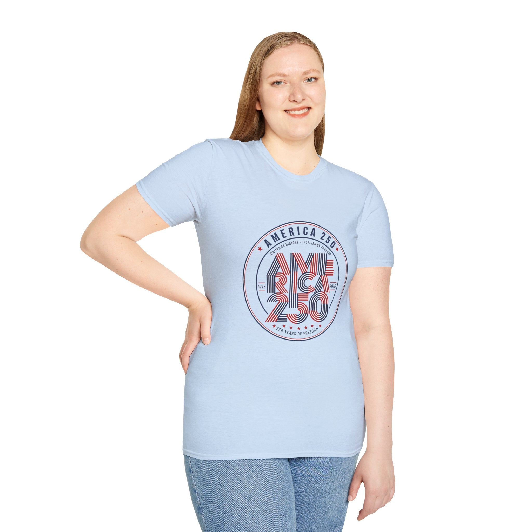 oryggy - america-250-celebration-t-shirt-patriotic-usa-independence-anniversary-tee - Vintage Patriotic Apparel