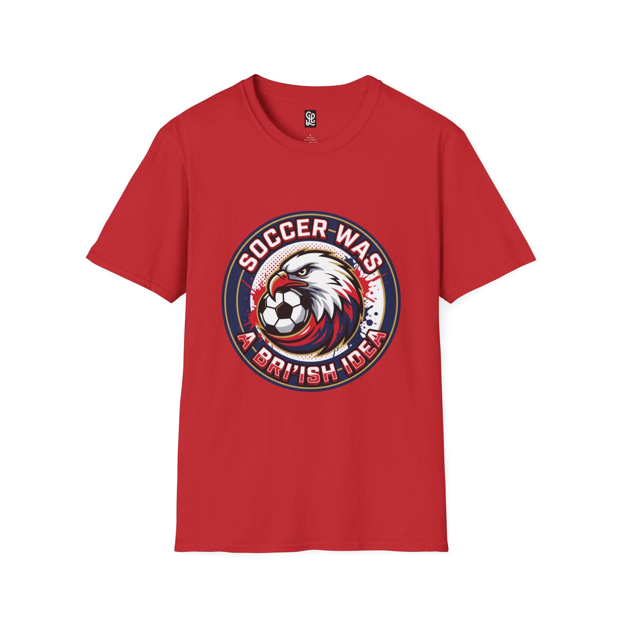 FIFA 2026 Soccer Eagle T-Shirt — "Soccer was a Bri'ish idea" Vintage Soccer Graphic Tee