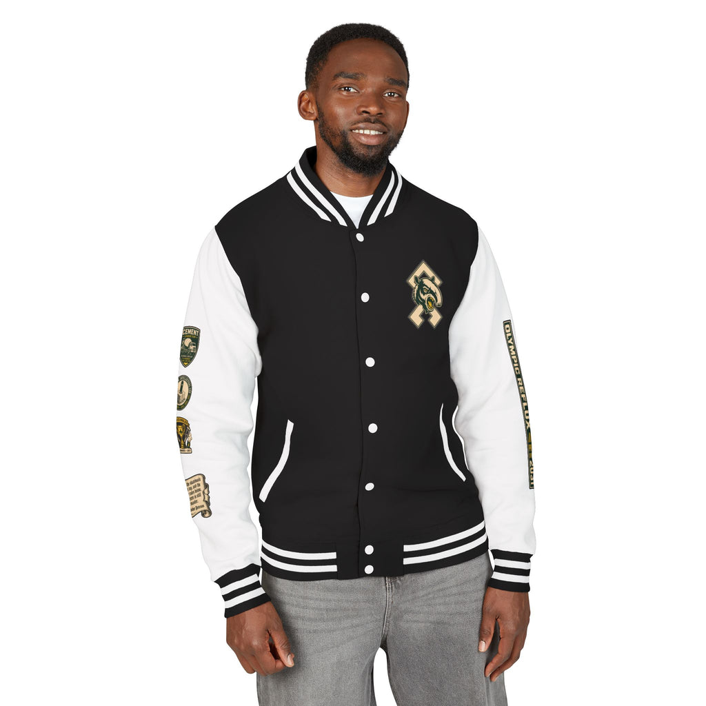 OR Olympic Reflux Varsity Jacket — Alexander Peterson "The Concrete is Master" Edition