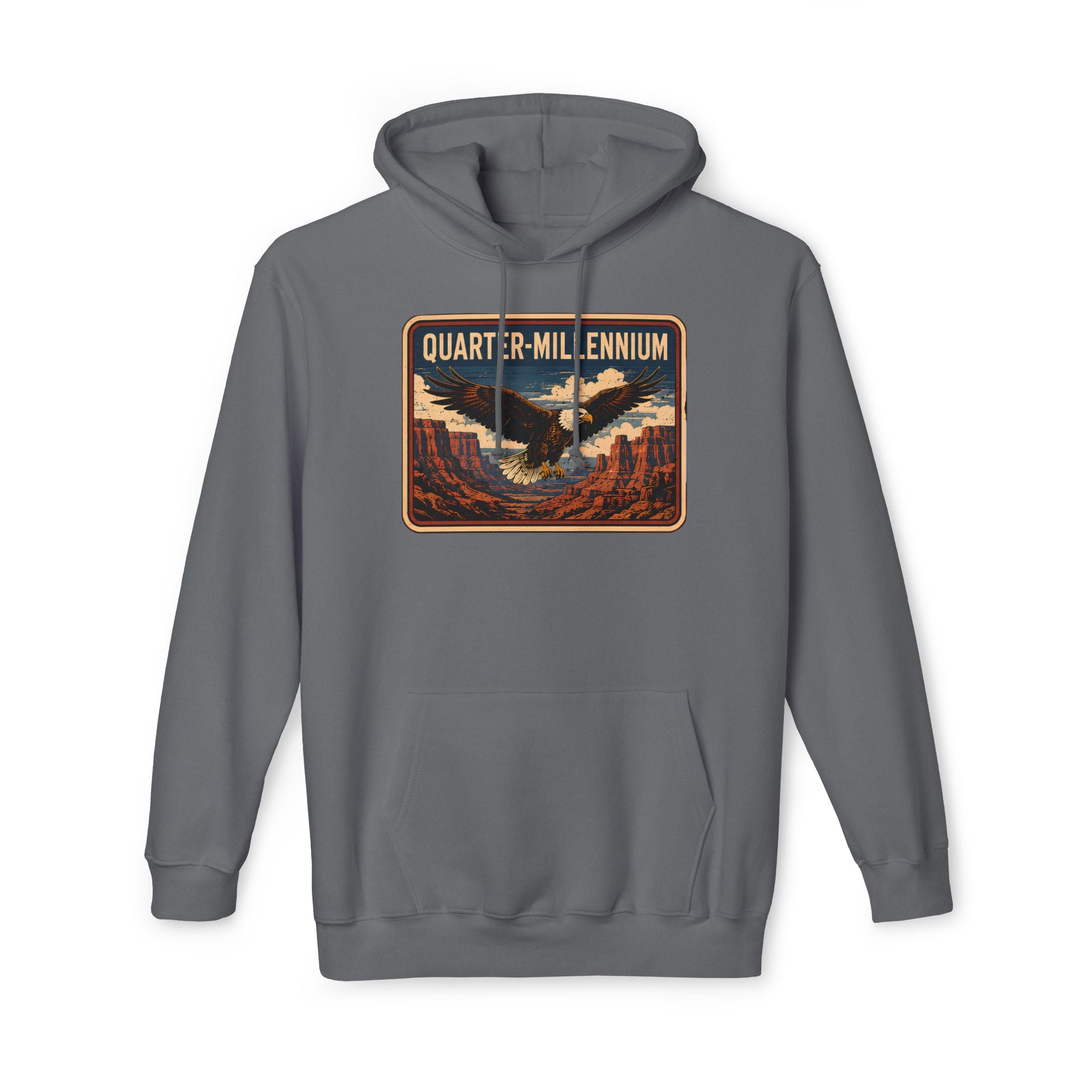 America 250 Quarter-Millennium Vintage Landscape Hoodie — Made in USA