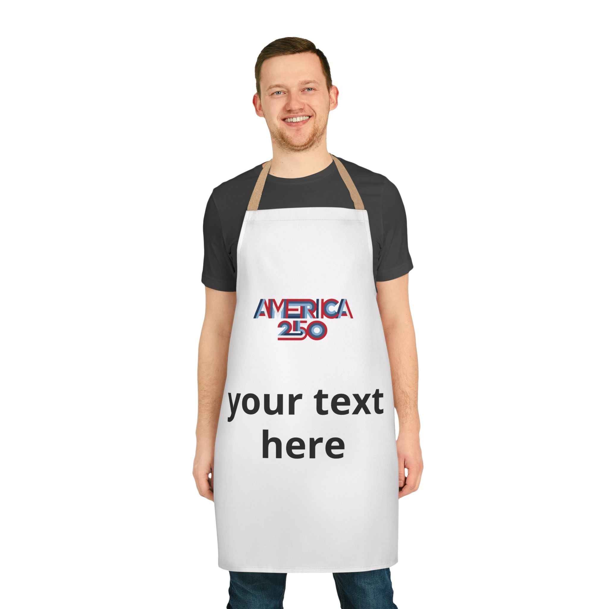America 250 Personalized Apron | Patriotic 4th of July Kitchen Apron