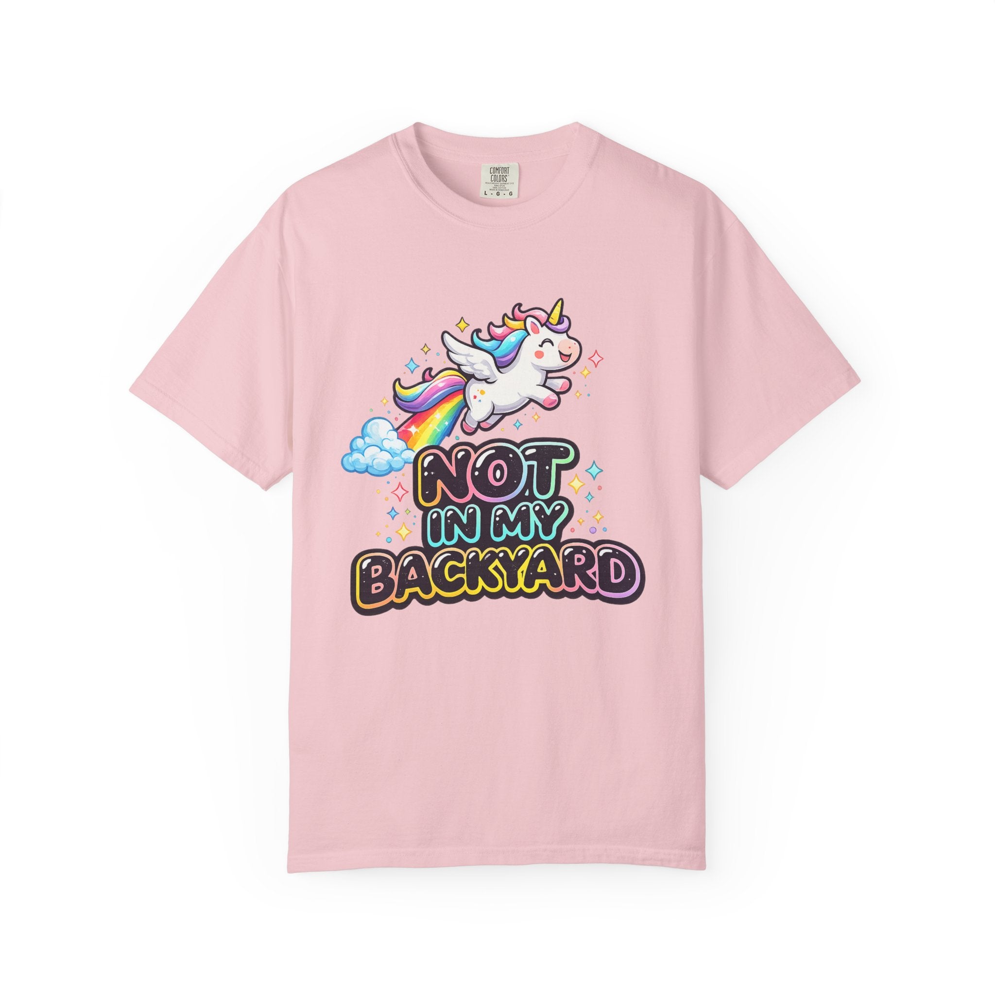 oryggy Originals Summer line Unicorn "Not In My Backyard" T-Shirt