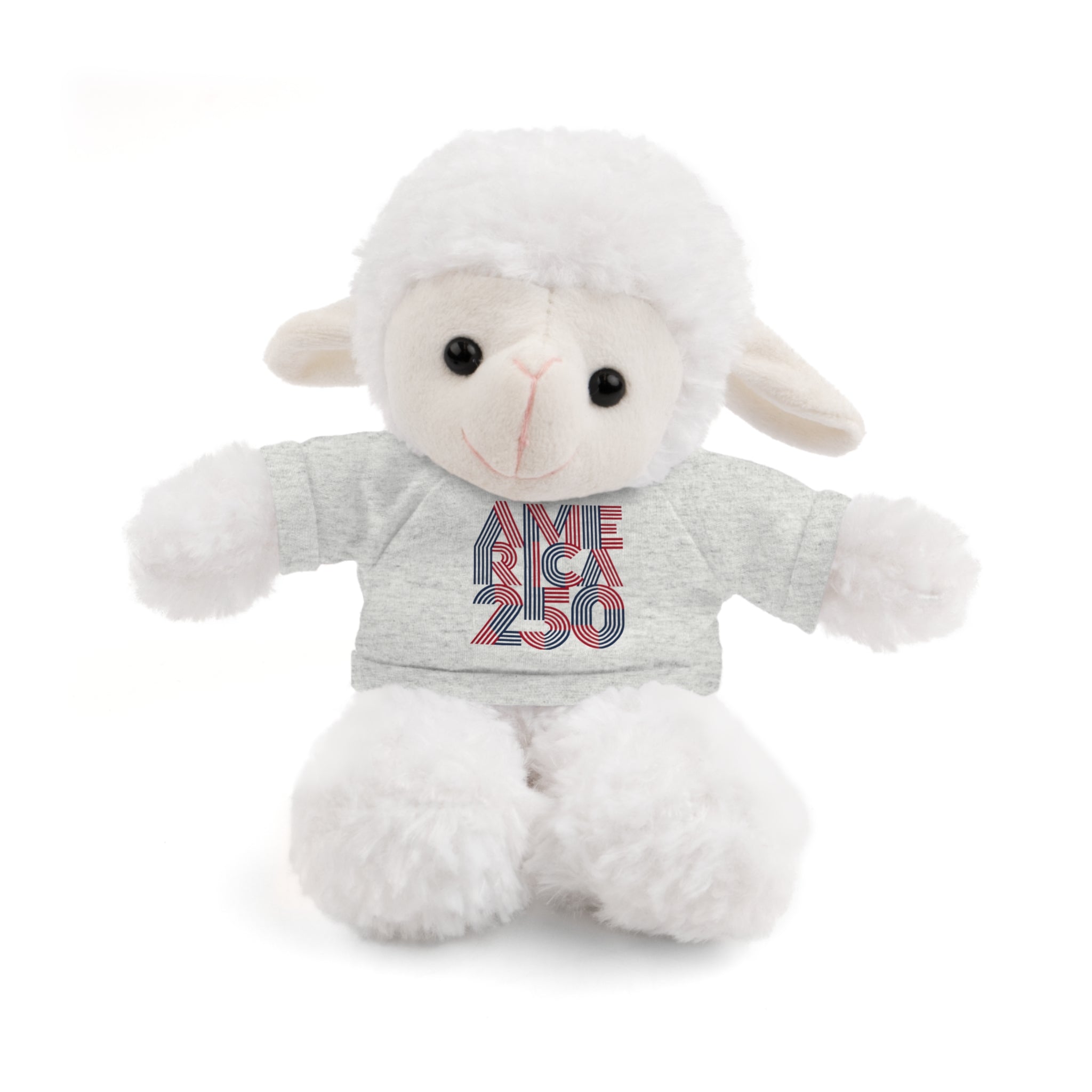 America 250 Teddy Bear plush | Patriotic stuffed animal with tee