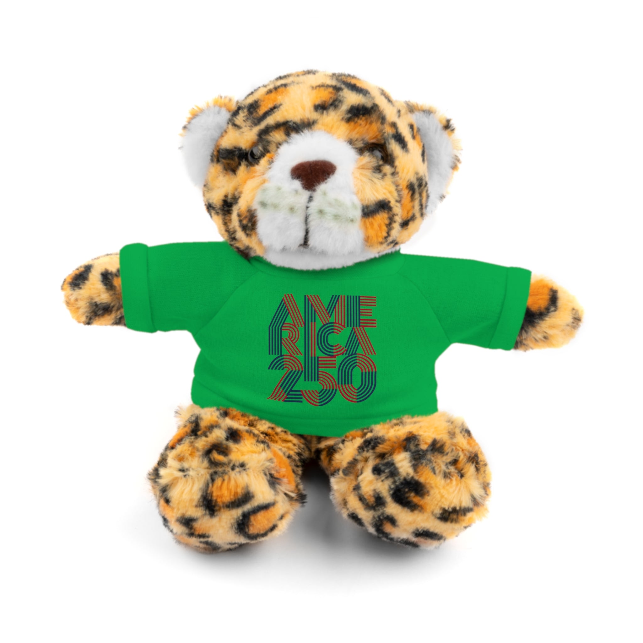 America 250 Teddy Bear plush | Patriotic stuffed animal with tee