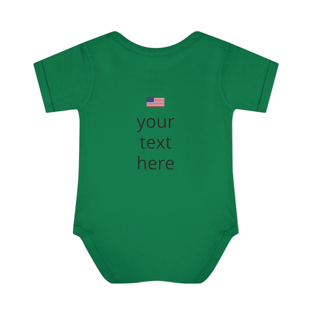 America 250 Personalized Infant Bodysuit | USA Flag