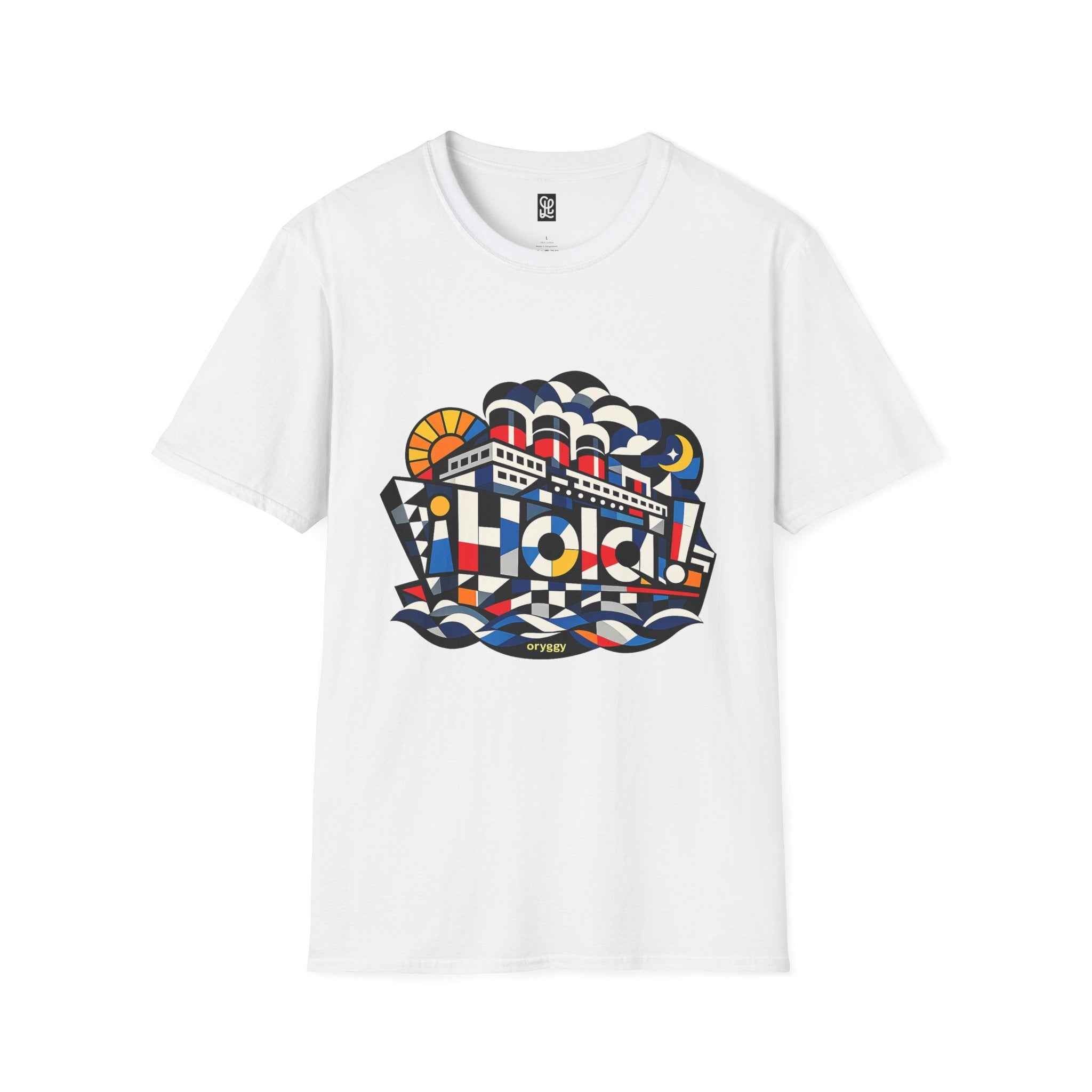 oryggy Originals Summer line T-Shirt — Retro Nautical Cruise Graphic "¡Hola!" Tee