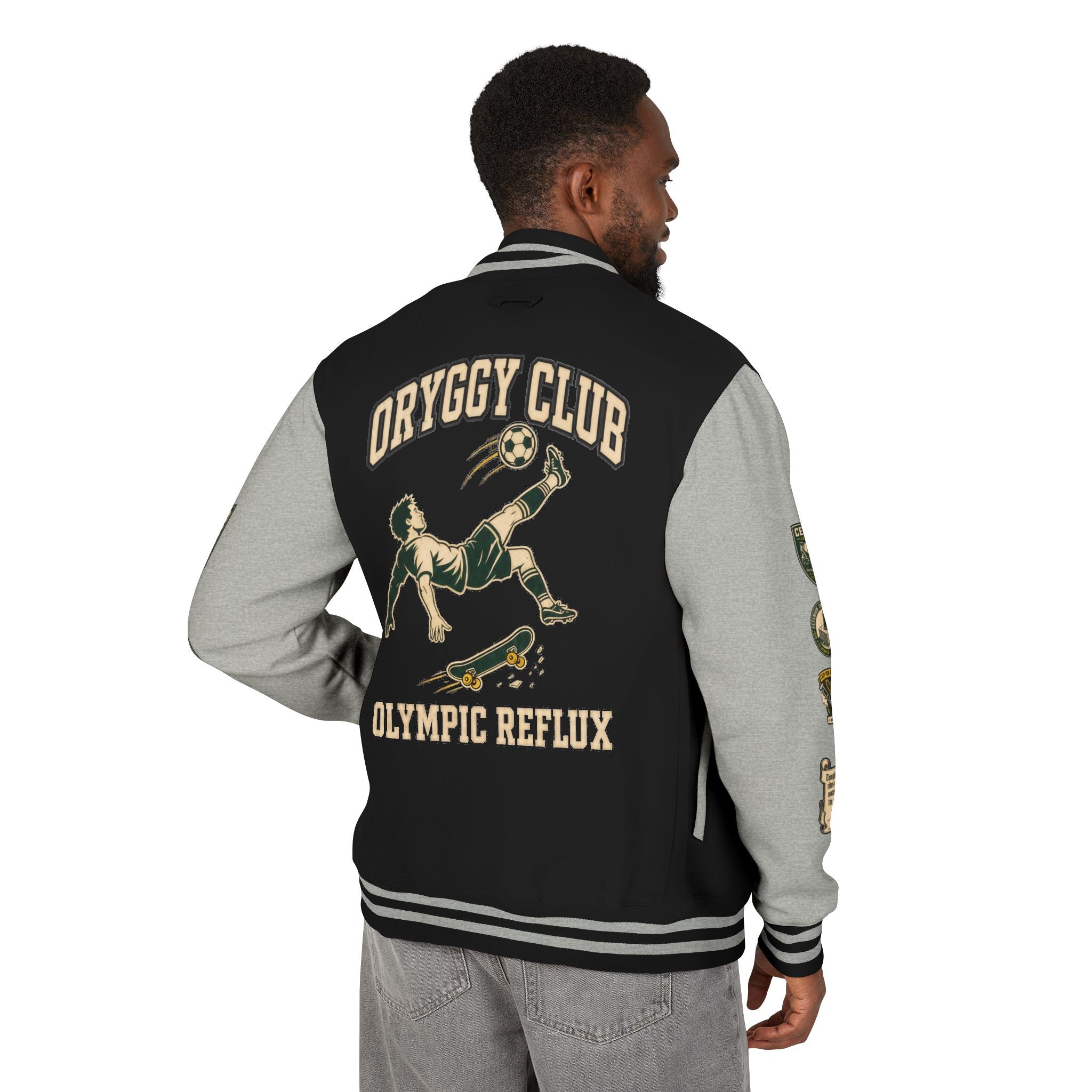 OR Olympic Reflux Varsity Jacket — Alexander Peterson "The Concrete is Master" Edition