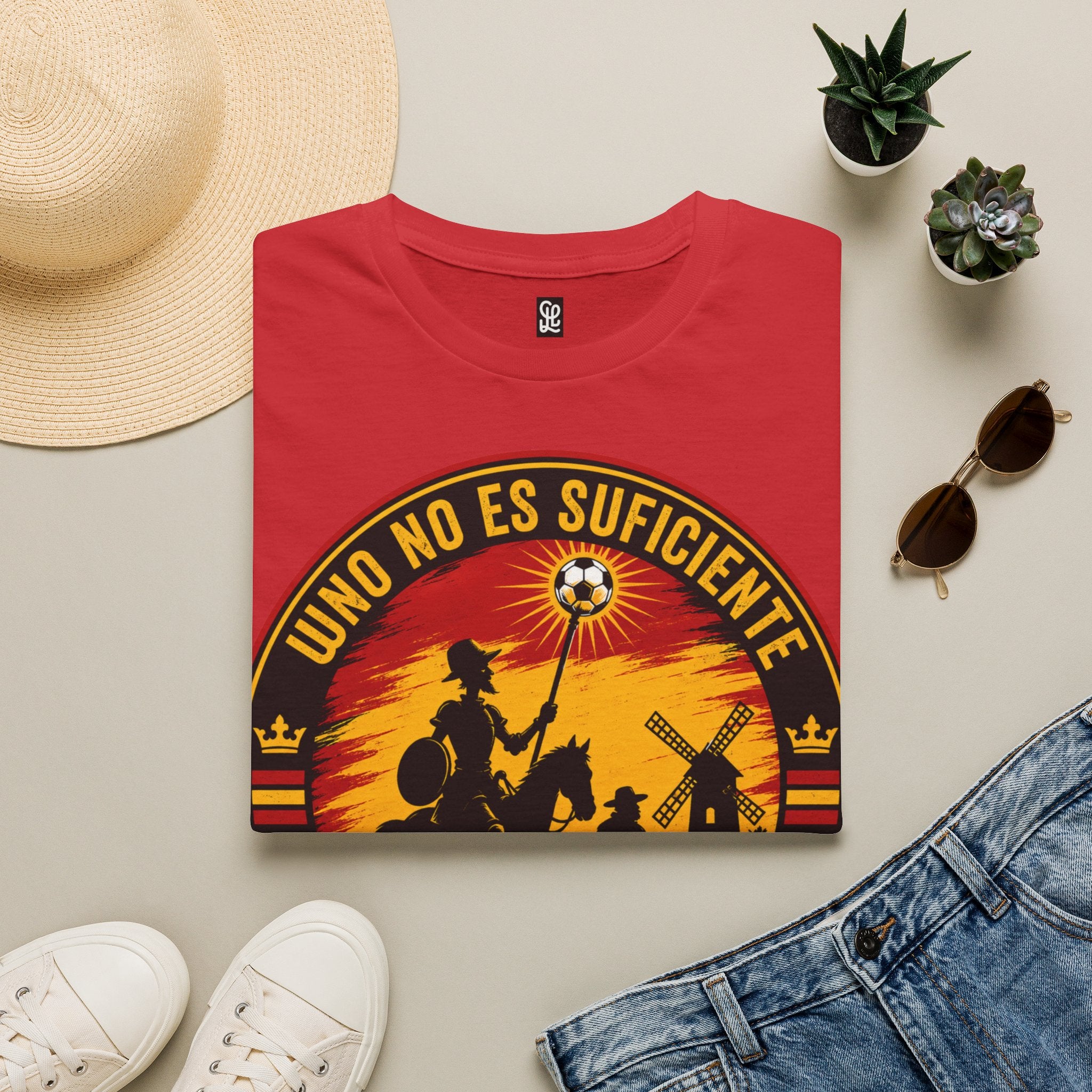 fifa-world-cup-2026-spain-t-shirt-uno-no-es-suficiente-don-quixote-sunset-graphic - Retro Football Apparel oryggy