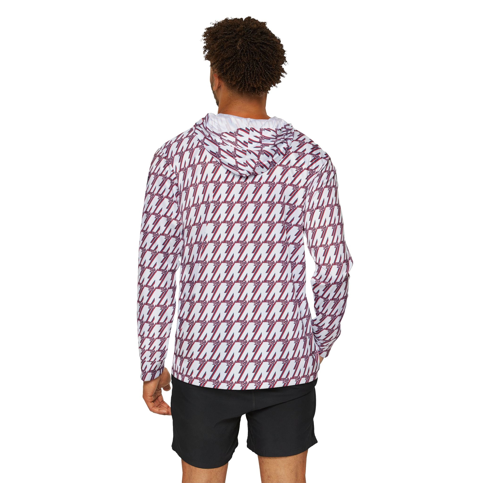 America 250 Hoodie | All-Over Print Sports Warmup