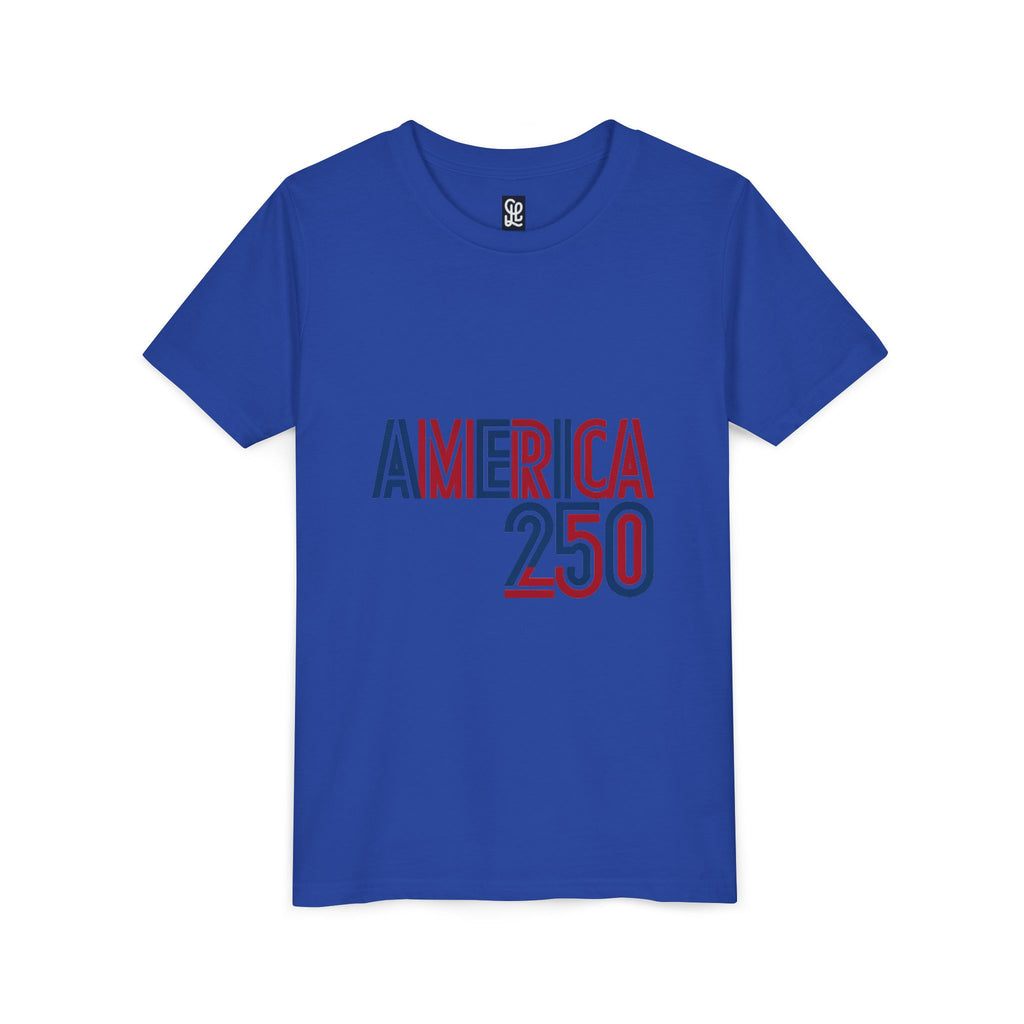 America 250 Youth Tee | Patriotic USA Flag Independence Day