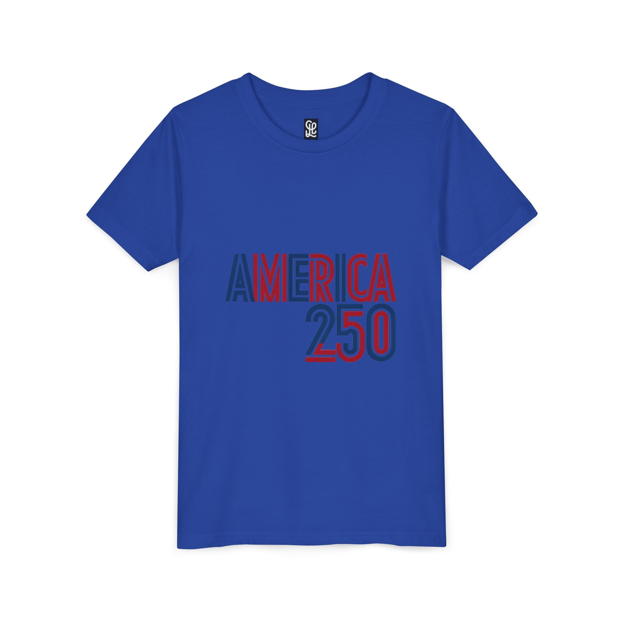 America 250 Youth Tee | Patriotic USA Flag Independence Day