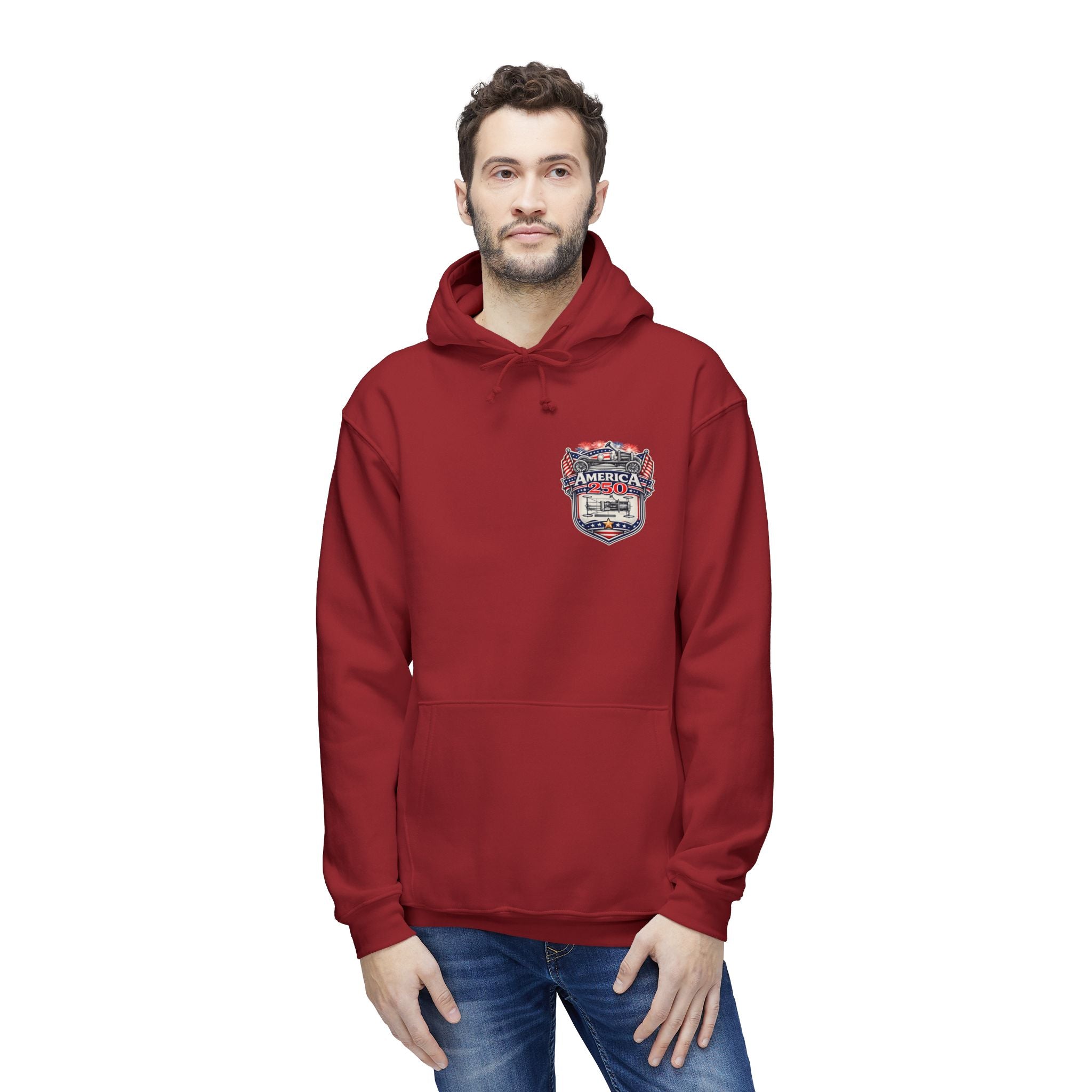 America 250 Patriotic USA Anniversary Hoodie —  Made in USA