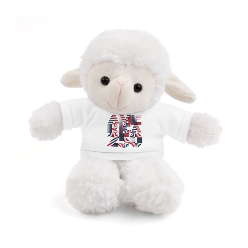 America 250 Teddy Bear plush | Patriotic stuffed animal with tee