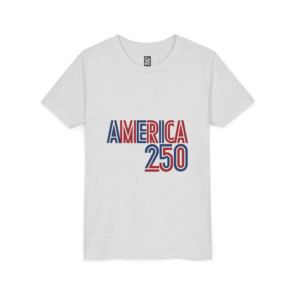 America 250 Youth Tee | Patriotic USA Flag Independence Day