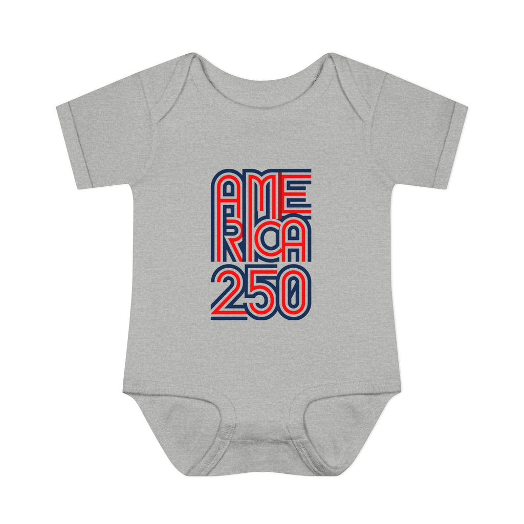 America 250 Personalized Infant Bodysuit | USA Flag