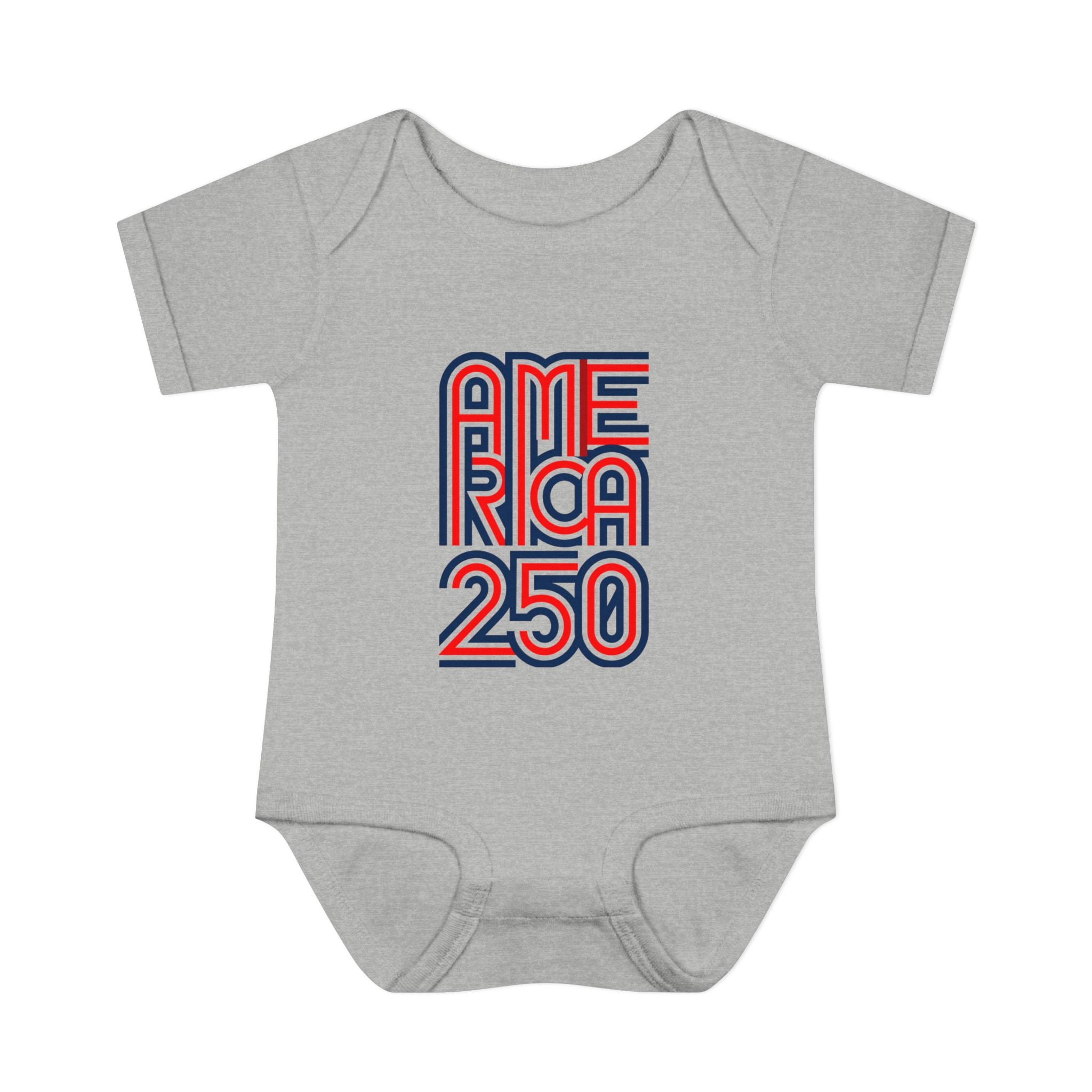 America 250 Personalized Infant Bodysuit | USA Flag