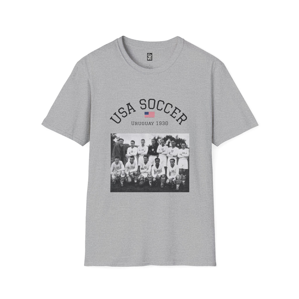 FIFA World Cup 2026 USA Soccer Vintage Team T-Shirt — Uruguay 1930 Retro Soccer Tee