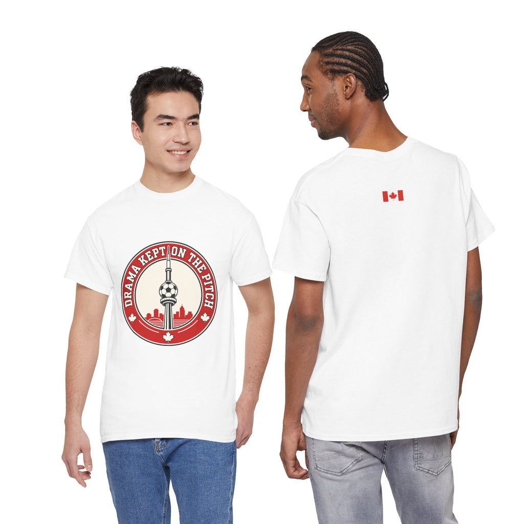 FIFA World Cup 2026 T-Shirt — oryggy "Drama Kept on the Pitch" Canadian Fan Tee
