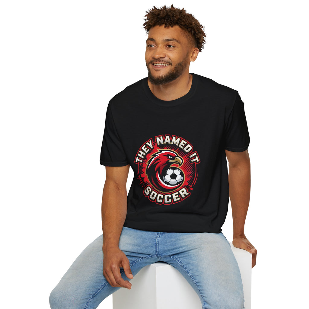 FIFA 2026 Soccer Eagle T-Shirt — "They Named It Soccer" Vintage Soccer Graphic Tee