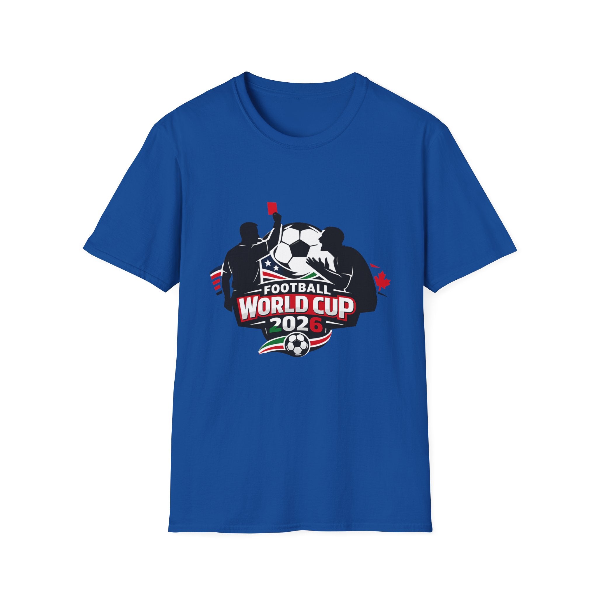 FIFA World Cup 2026 Soccer T-Shirt — Football Referee Red Card Design - Oryggy