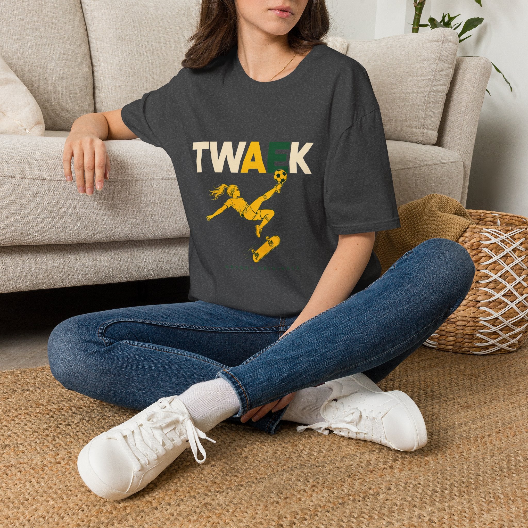 oryggy Originals "TWAEK" Tee — Inclusive Overhead-Kick Streetwear Shirt