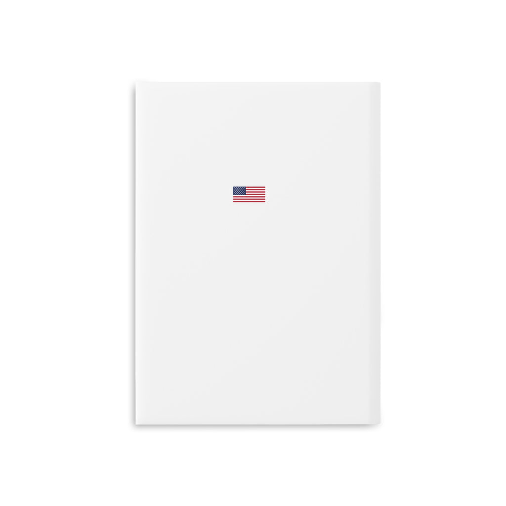 America 250 Hardcover Notebook | Patriotic USA Flag Journal
