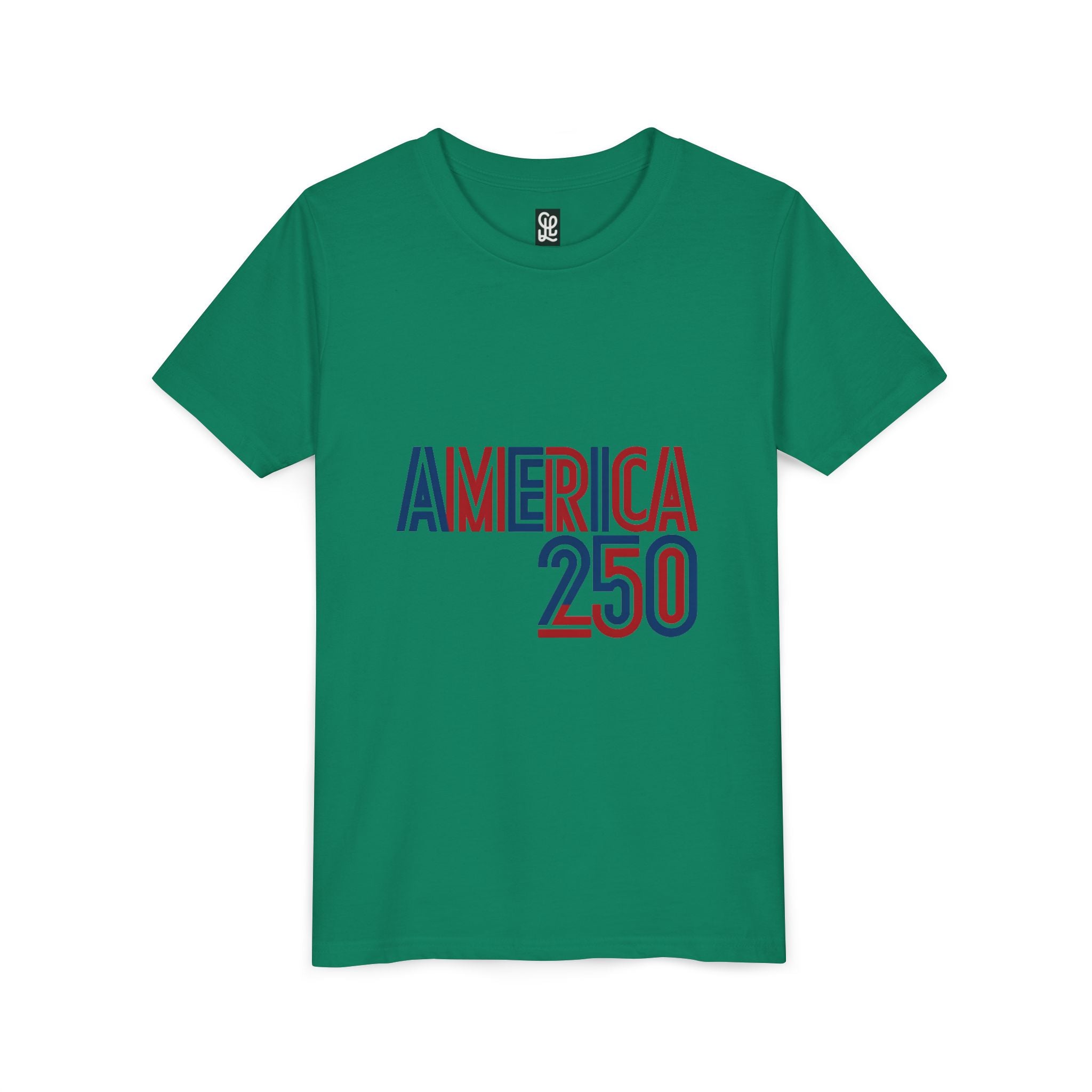 America 250 Youth Tee | Patriotic USA Flag Independence Day