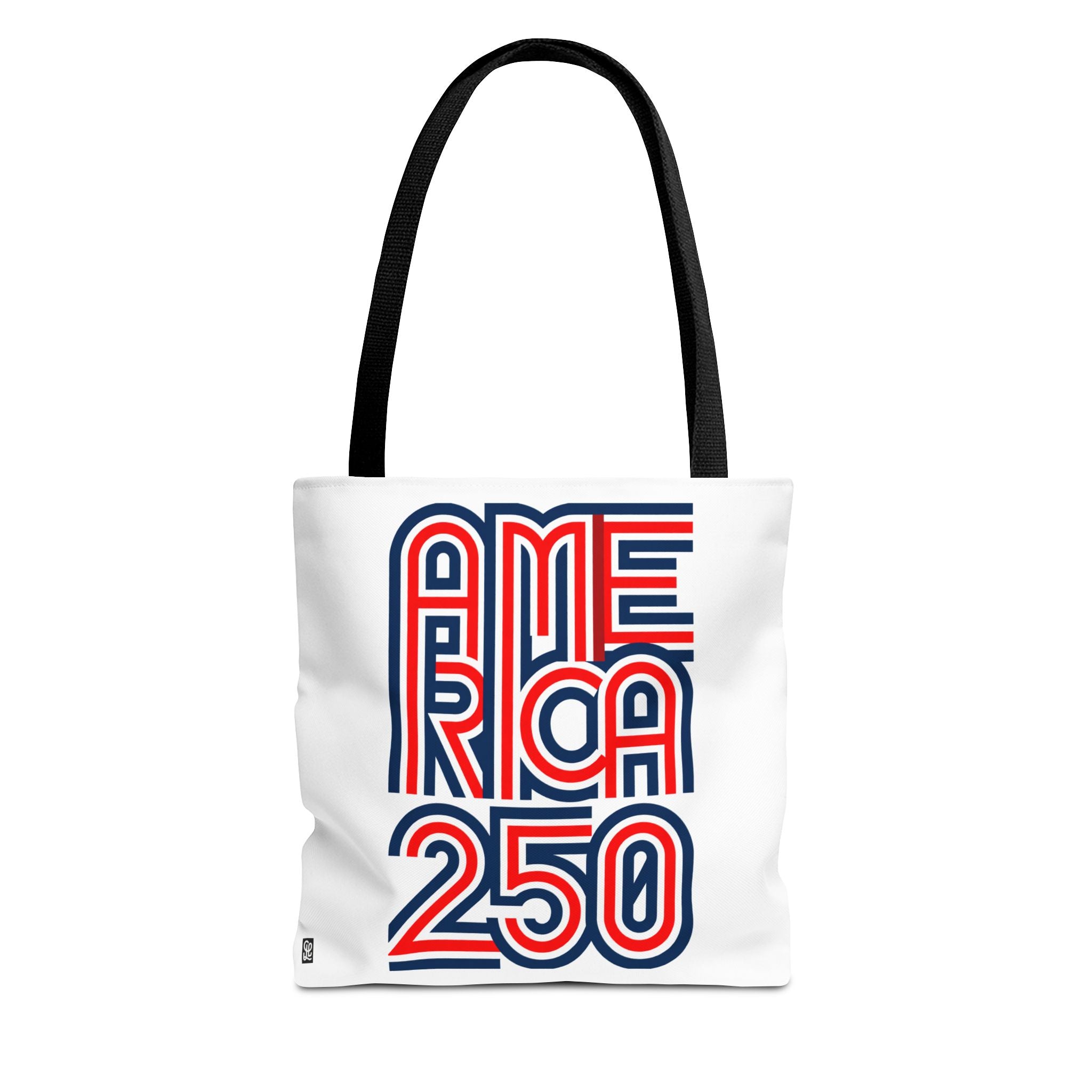 America 250 Tote Bag — Patriotic Red, White & Blue Commemorative Tote