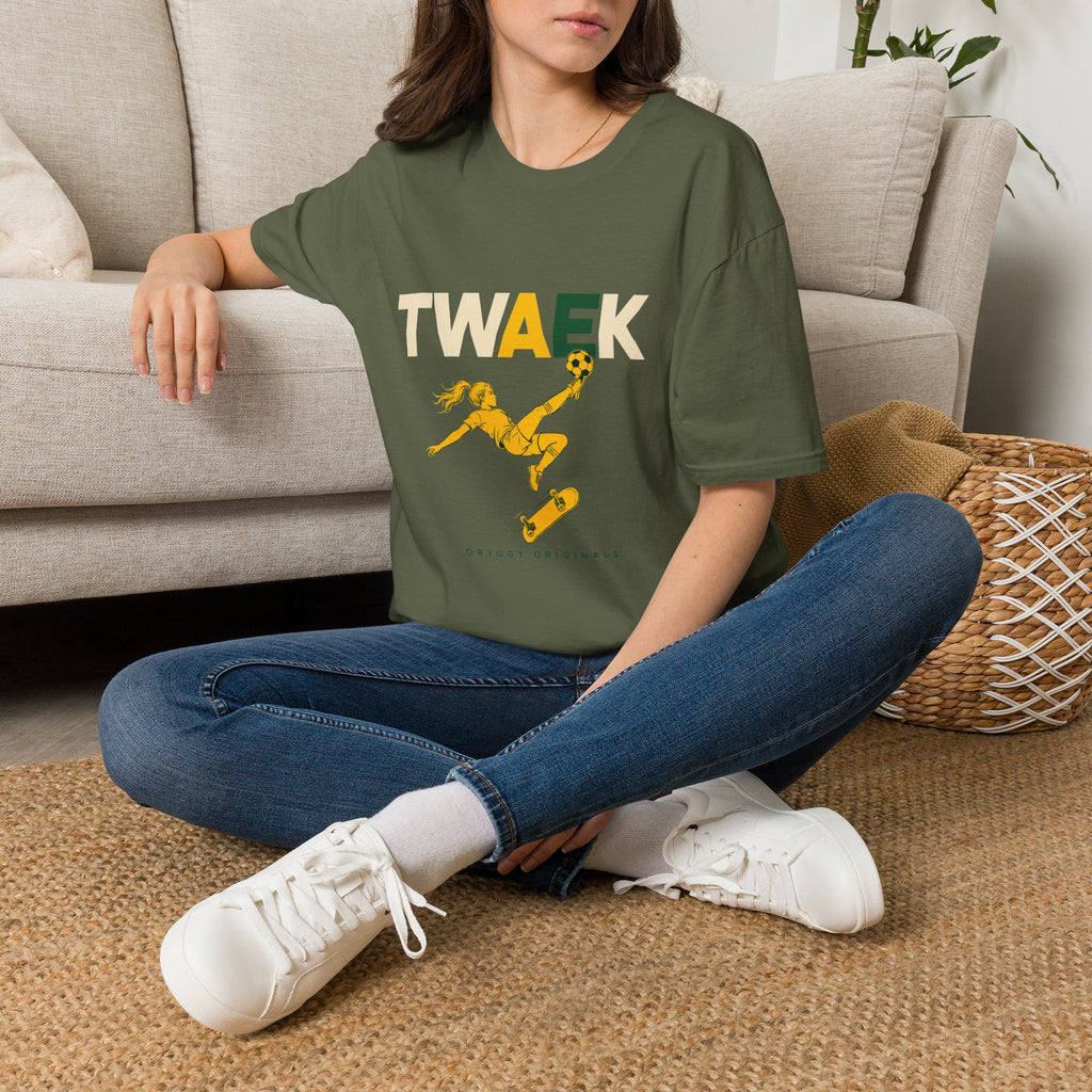 oryggy Originals "TWAEK" Tee — Inclusive Overhead-Kick Streetwear Shirt