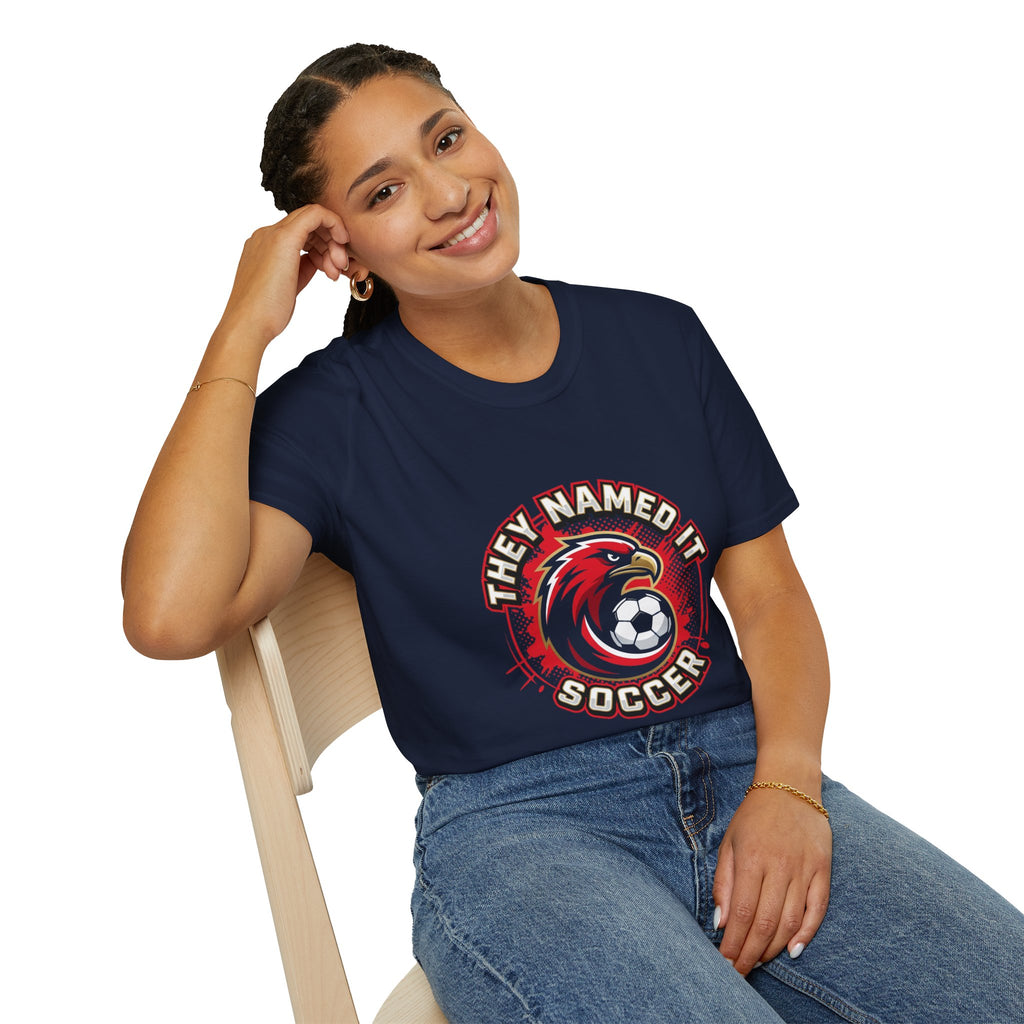 FIFA 2026 Soccer Eagle T-Shirt — "They Named It Soccer" Vintage Soccer Graphic Tee