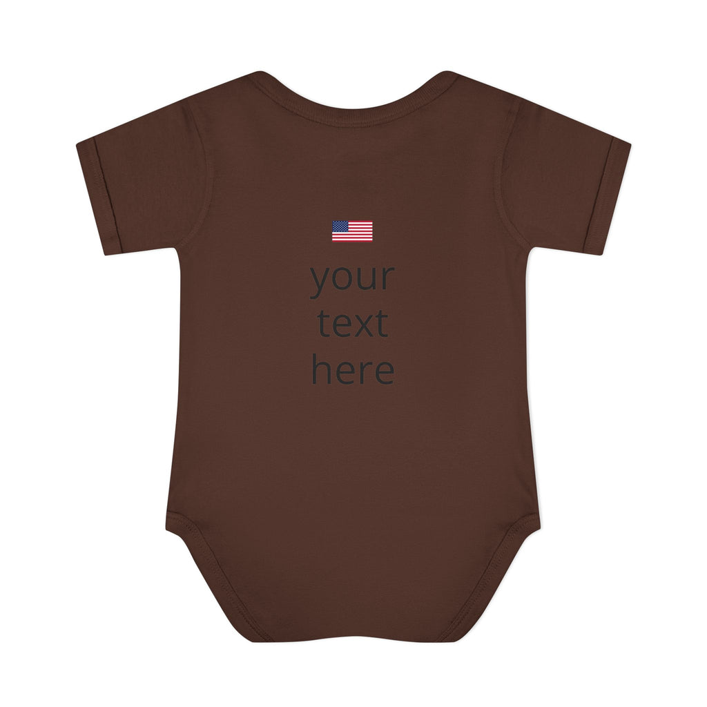America 250 Personalized Infant Bodysuit | USA Flag