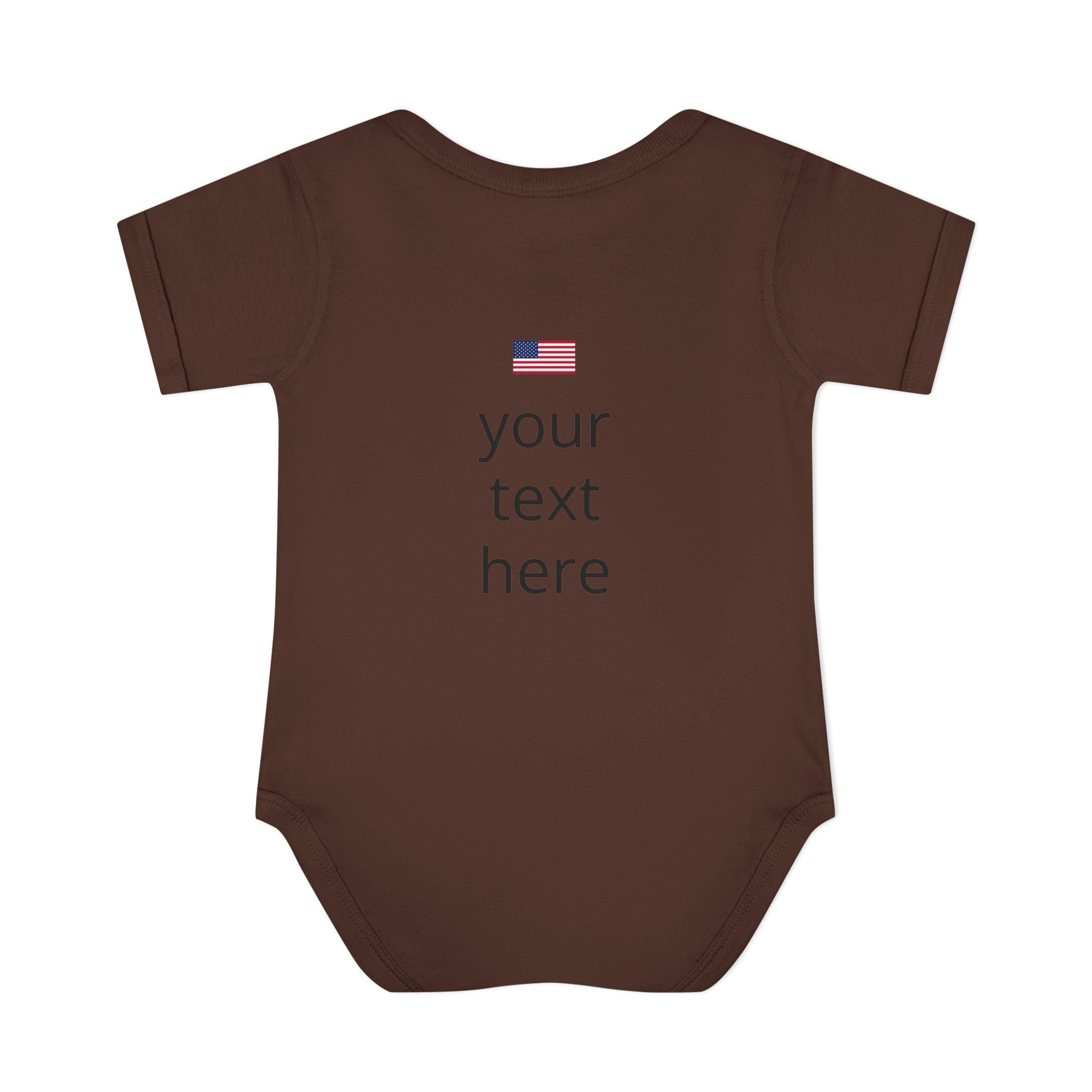 America 250 Personalized Infant Bodysuit | USA Flag