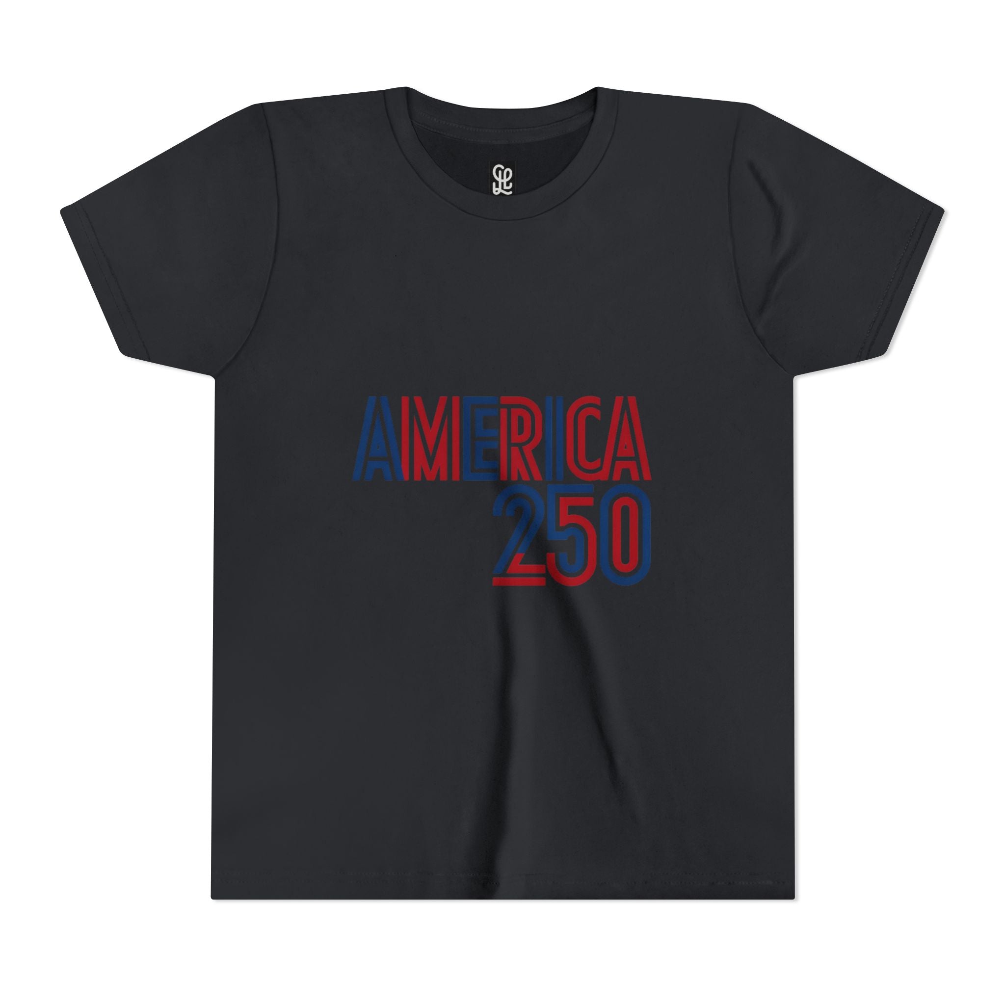America 250 Youth Tee | Patriotic USA Flag Independence Day