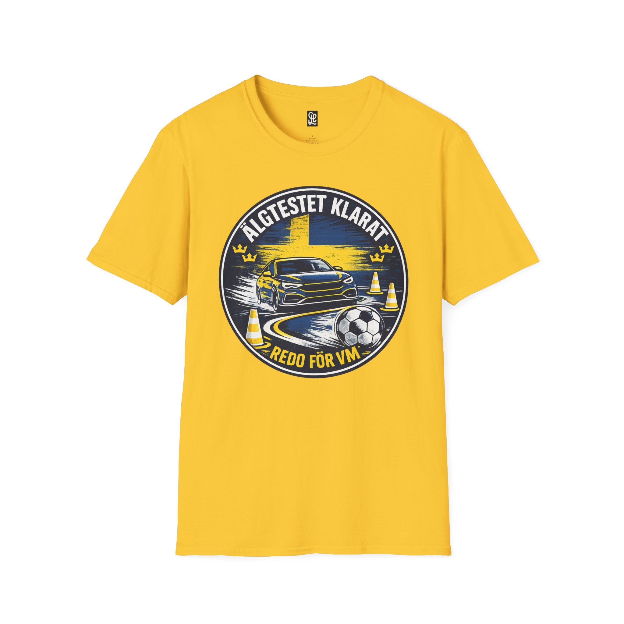 fifa-world-cup-2026-personalized-t-shirt-algtestet-klarat-ready-for-vm-swedish-car-driver-tee - Retro Football Apparel oryggy